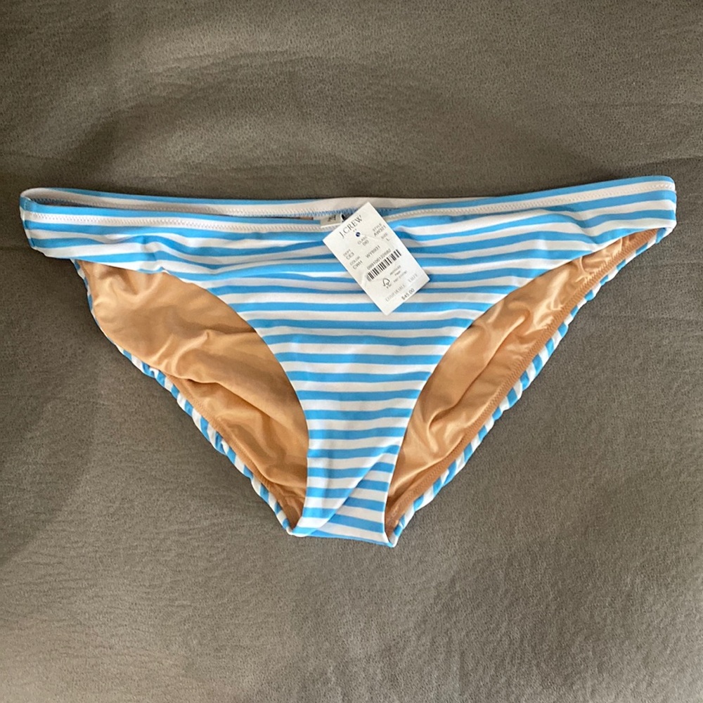 Brand NEW J Crew bikini bottom, size L